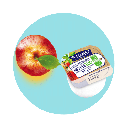 Spécialité de pomme Bio sans sucres ajoutés St Mamet professionnel